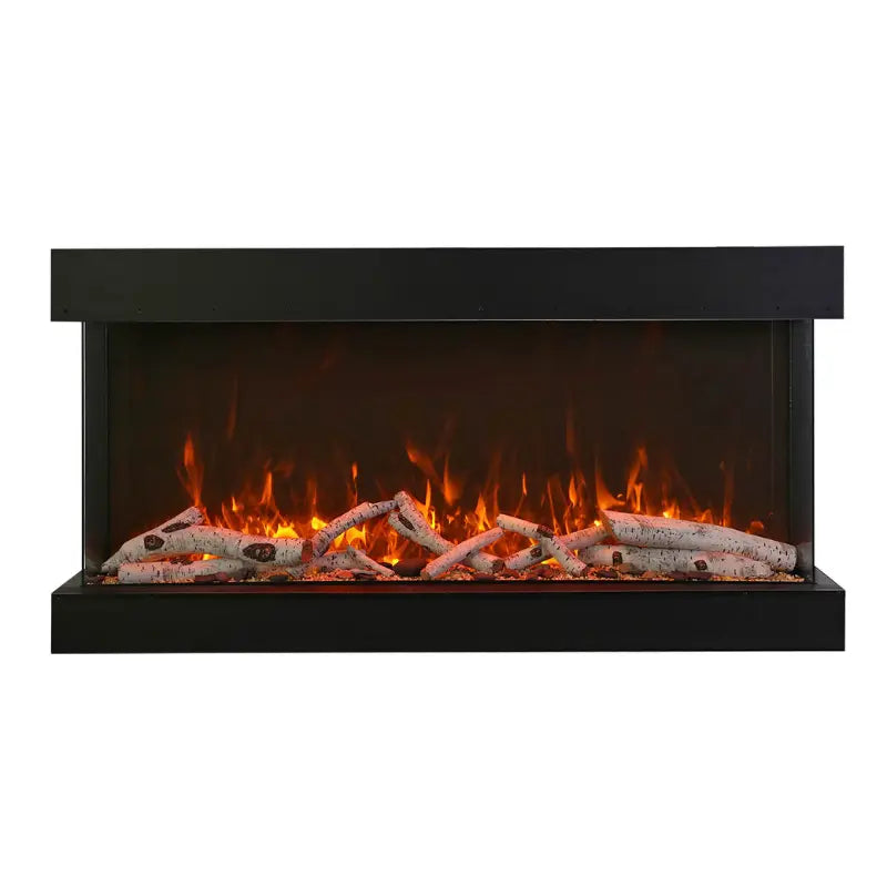 Amantii Panorama Tru View 60" 3-Sided View Built In Indoor/Outdoor Electric Fireplace