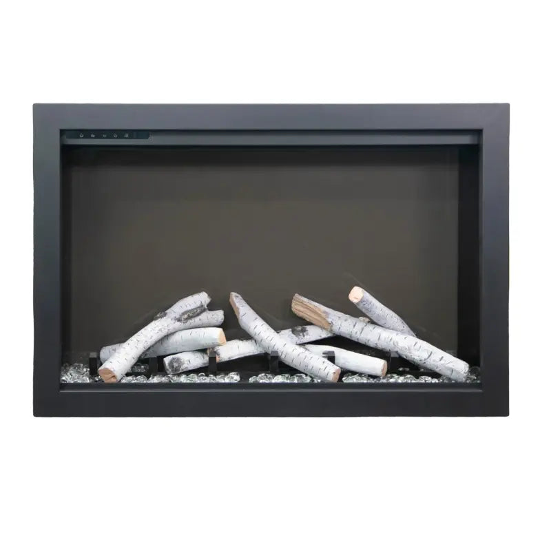 Amantii Traditional Bespoke 33" Built-In Indoor/Outdoor Smart Electric Firebox Insert