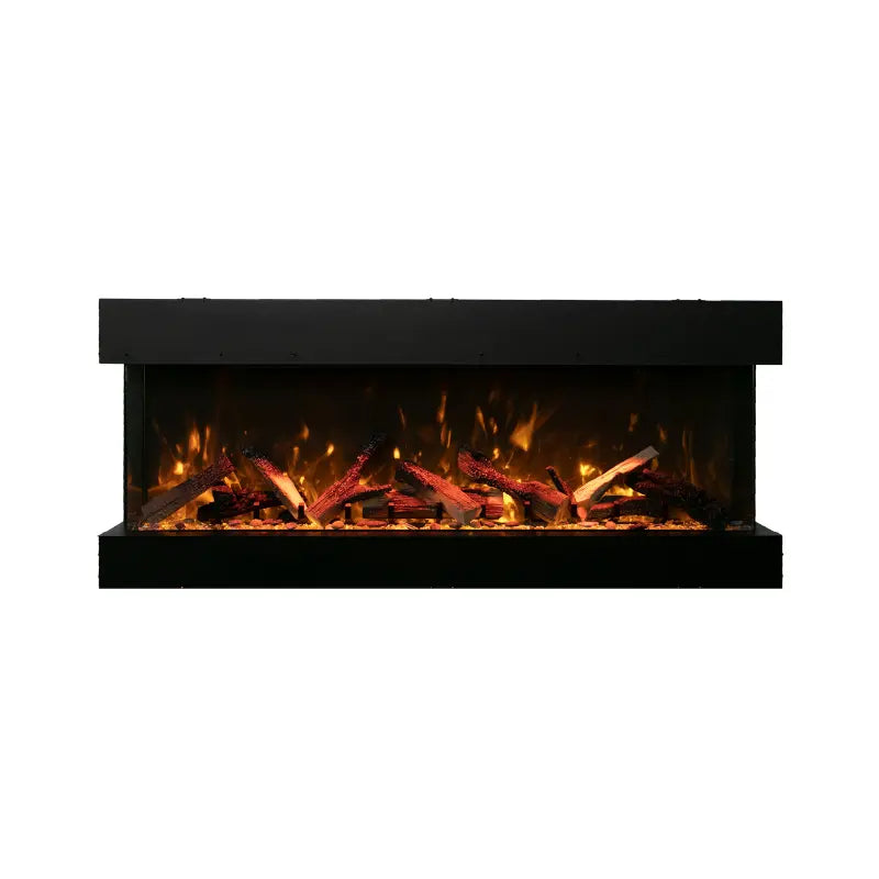 Amantii Panorama Tru View 60" 3-Sided View Built In Indoor/Outdoor Electric Fireplace