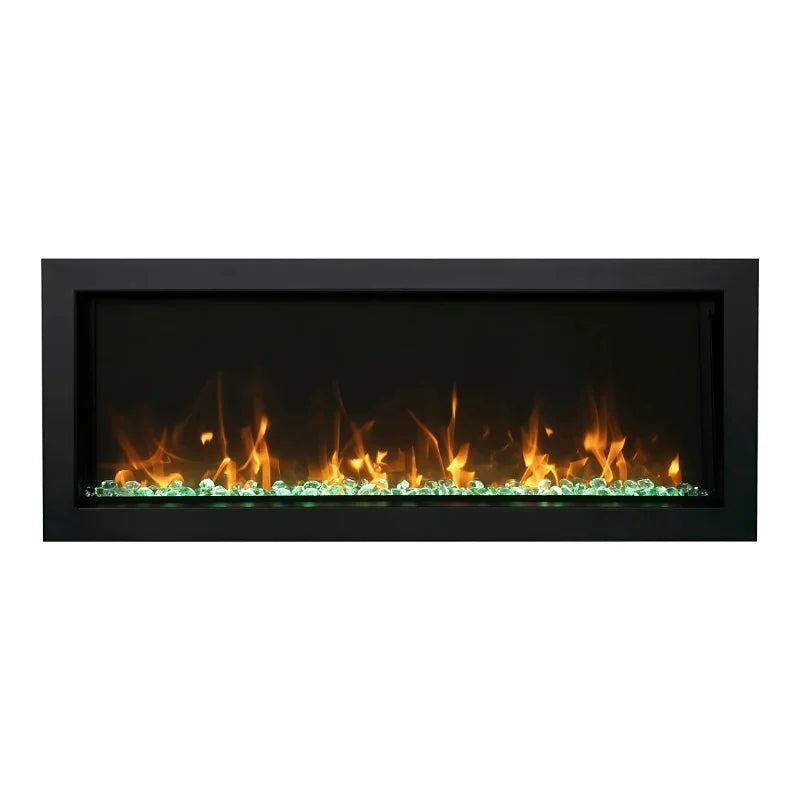 Amantii Panorama 40" Slim Built-in Indoor/Outdoor Linear Electric Fireplace
