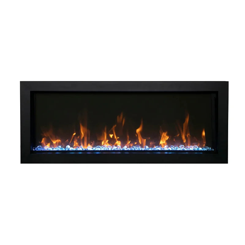 Amantii Panorama 72" Slim Built-in Indoor/Outdoor Linear Electric Fireplace