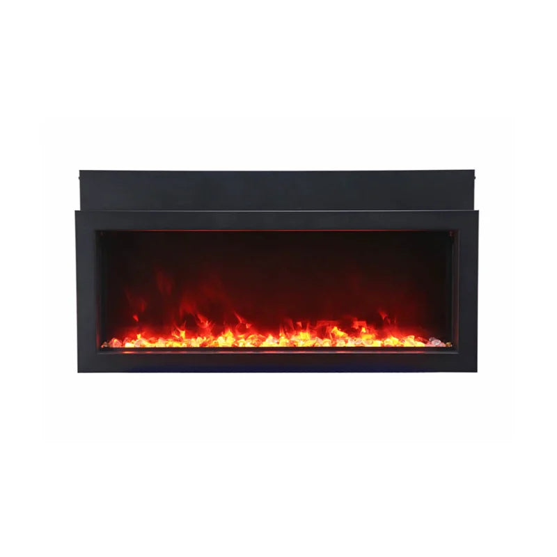 Amantii Panorama 30 " Extra Slim Built-in Indoor/Outdoor Linear Electric Fireplace