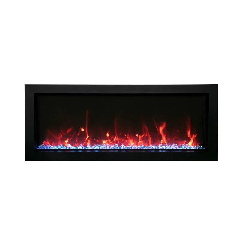 Amantii Panorama 72" Slim Built-in Indoor/Outdoor Linear Electric Fireplace