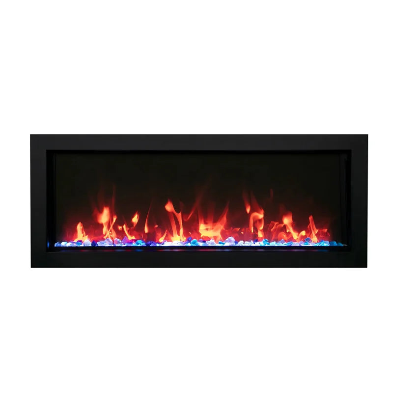Amantii Panorama 72" Slim Built-in Indoor/Outdoor Linear Electric Fireplace