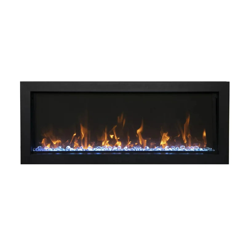 Amantii Panorama 30 " Extra Slim Built-in Indoor/Outdoor Linear Electric Fireplace