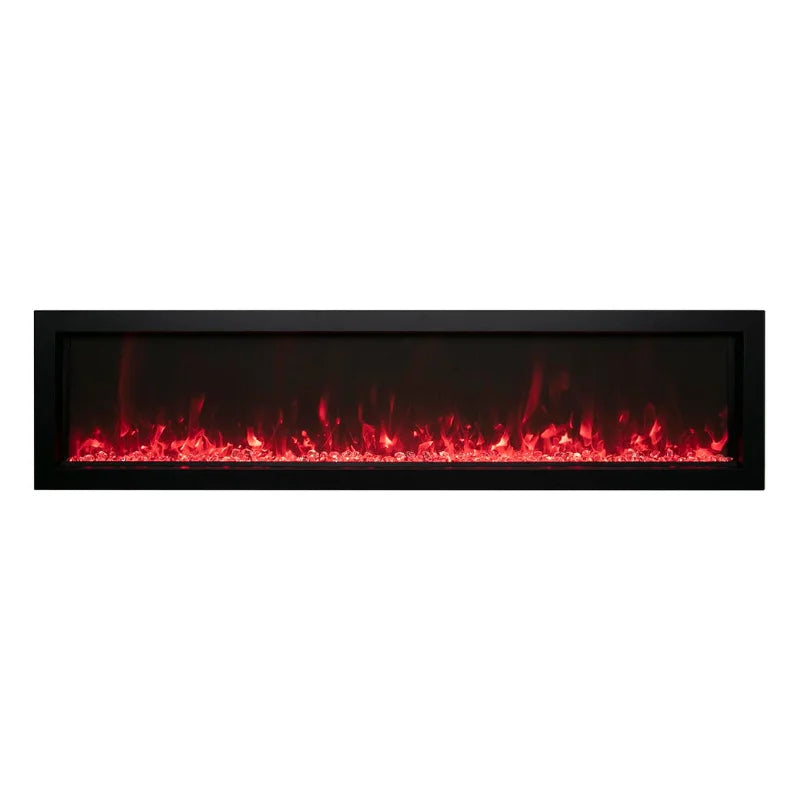 Amantii Panorama 30 " Extra Slim Built-in Indoor/Outdoor Linear Electric Fireplace