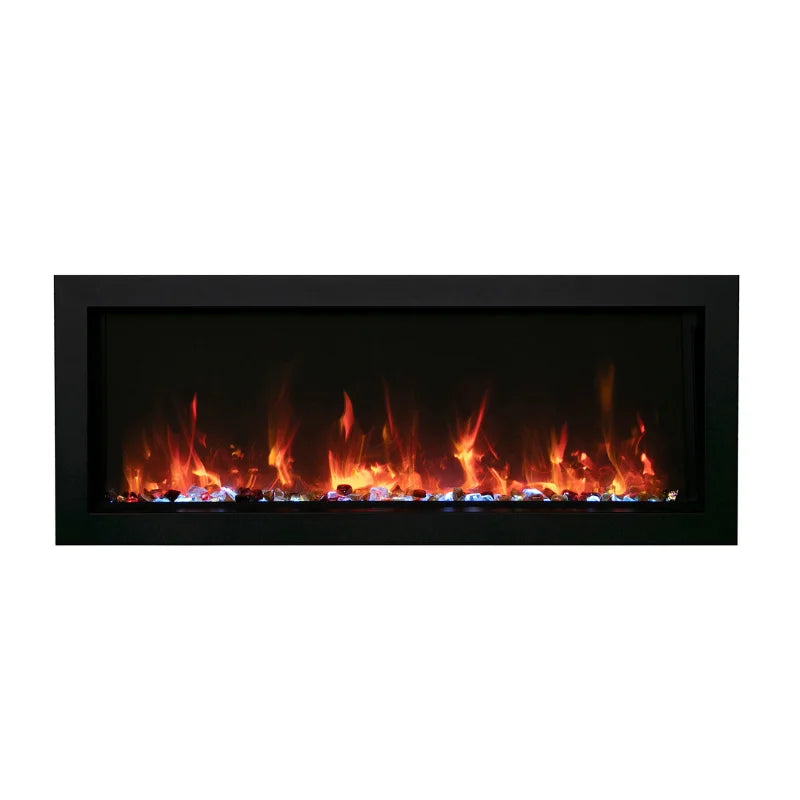 Amantii Panorama 40" Slim Built-in Indoor/Outdoor Linear Electric Fireplace