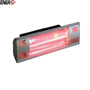 Infrared heater with visible EnerG+ logo on a white background