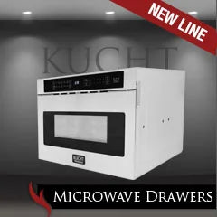 Kucht 24" 1.2 Cu. Ft. Microwave Drawer in Stainless Steel, KMD24S