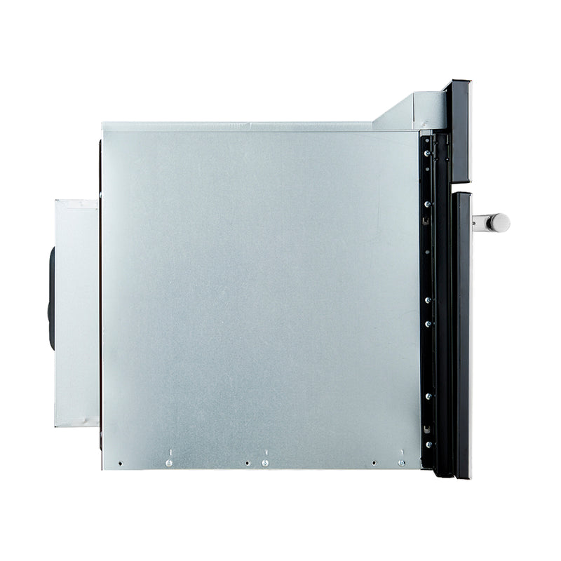 Forno Espresso Oliena 30" 1.6 cu. ft. Built-In Microwave Oven in White with Antique Brass Handles, FMWDR3093-30WHT