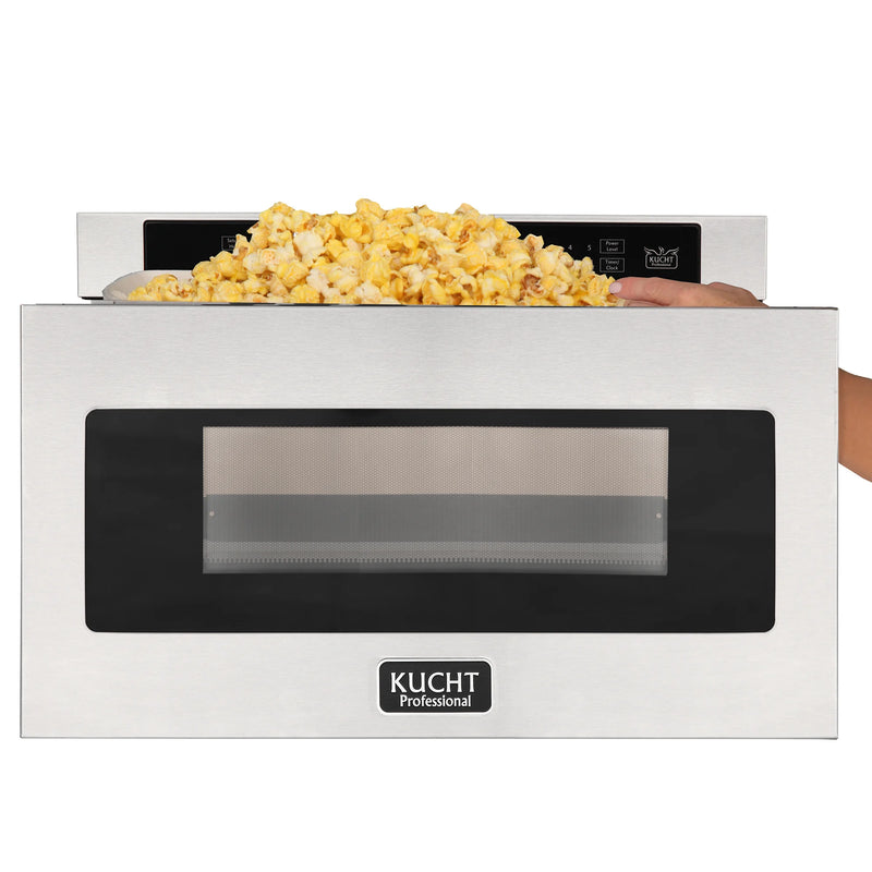 Kucht 24" 1.2 Cu. Ft. Microwave Drawer in Stainless Steel, KMD24S