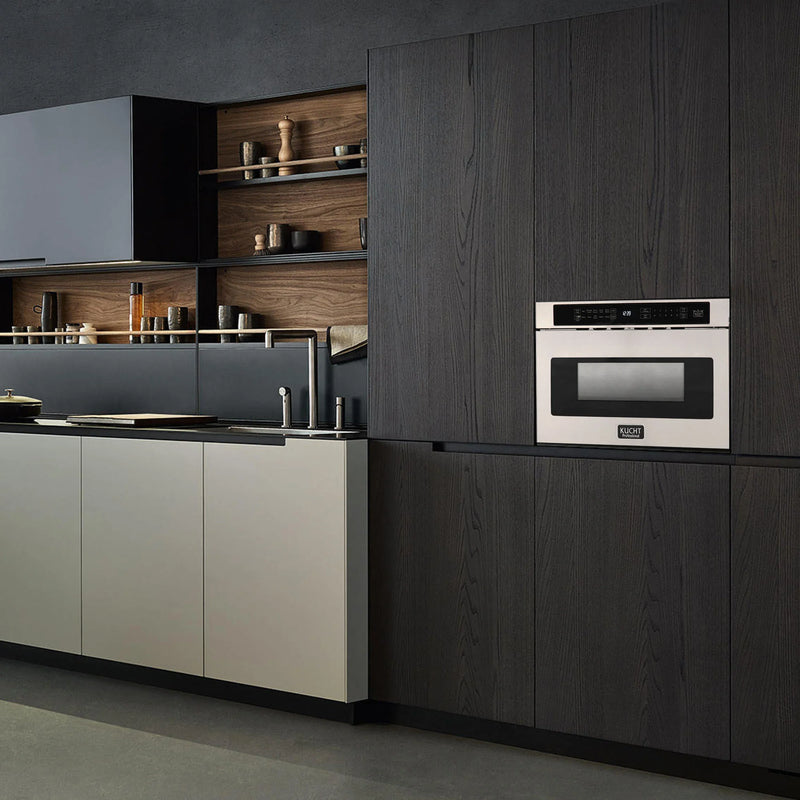 Kucht 24" 1.2 Cu. Ft. Microwave Drawer in Stainless Steel, KMD24S