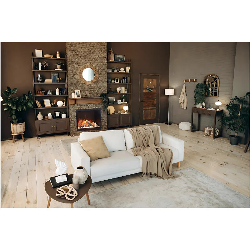 Amantii Traditional Lumina 30" Built-In Indoor/Outdoor Smart Electric Firebox Insert