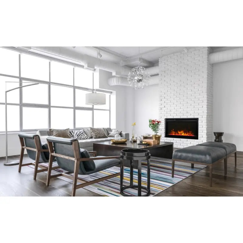 Amantii Traditional Extra Slim 30" Smart Built-In Electric Firebox Insert