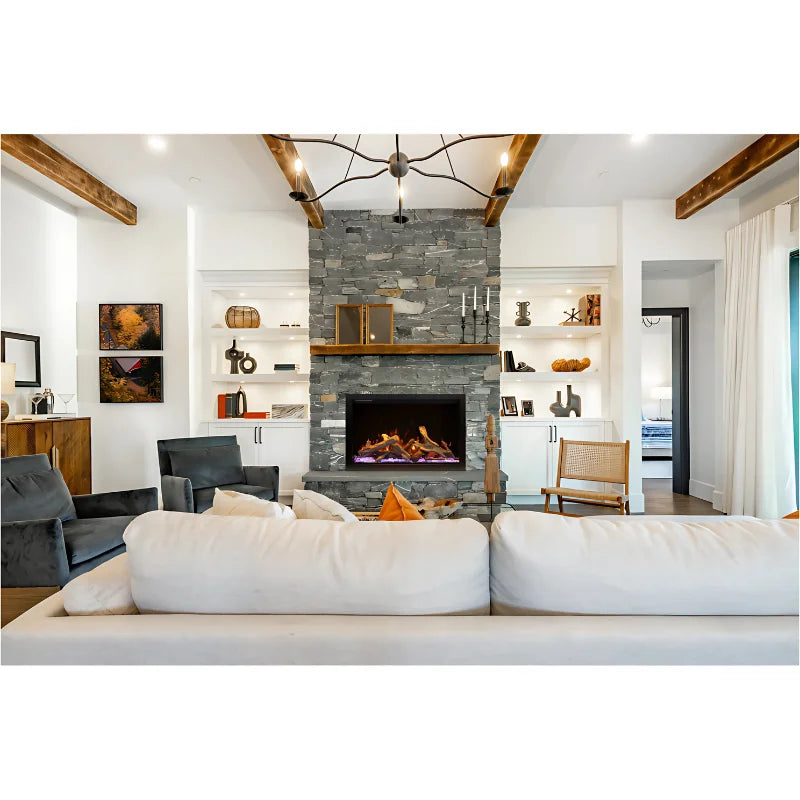 Amantii Traditional Lumina 44" Built-In Indoor/Outdoor Smart Electric Firebox Insert